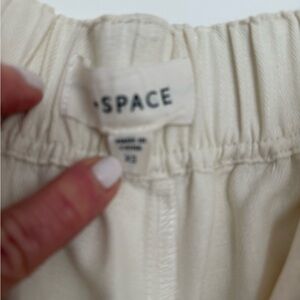 l*space  Cream Elastic Waist Pants